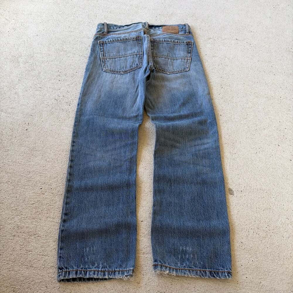 Aeropostale Vintage Y2K Distressed Faded Denim Straight Leg Jeans
